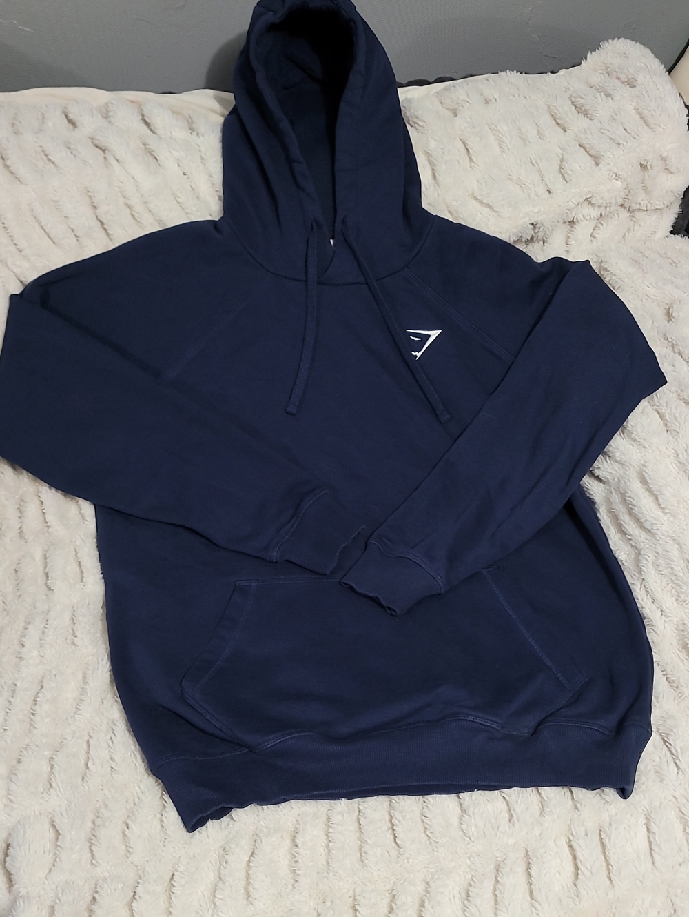 Gymshark Navy Blue Pullover Hoodie